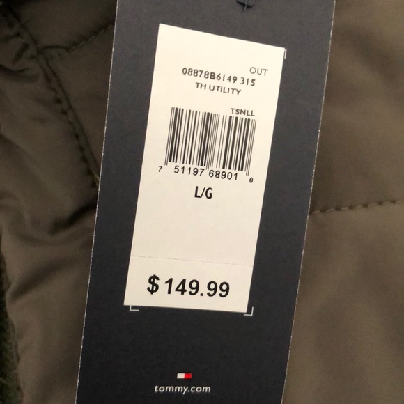 Men’s Tommy Hilfiger jacket quilted light weight - Picture 4 of 4